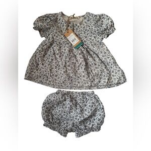 Pastel NWT 24M Floral Dress Set Cottagecore Prairie Smocked Style Euro Baby